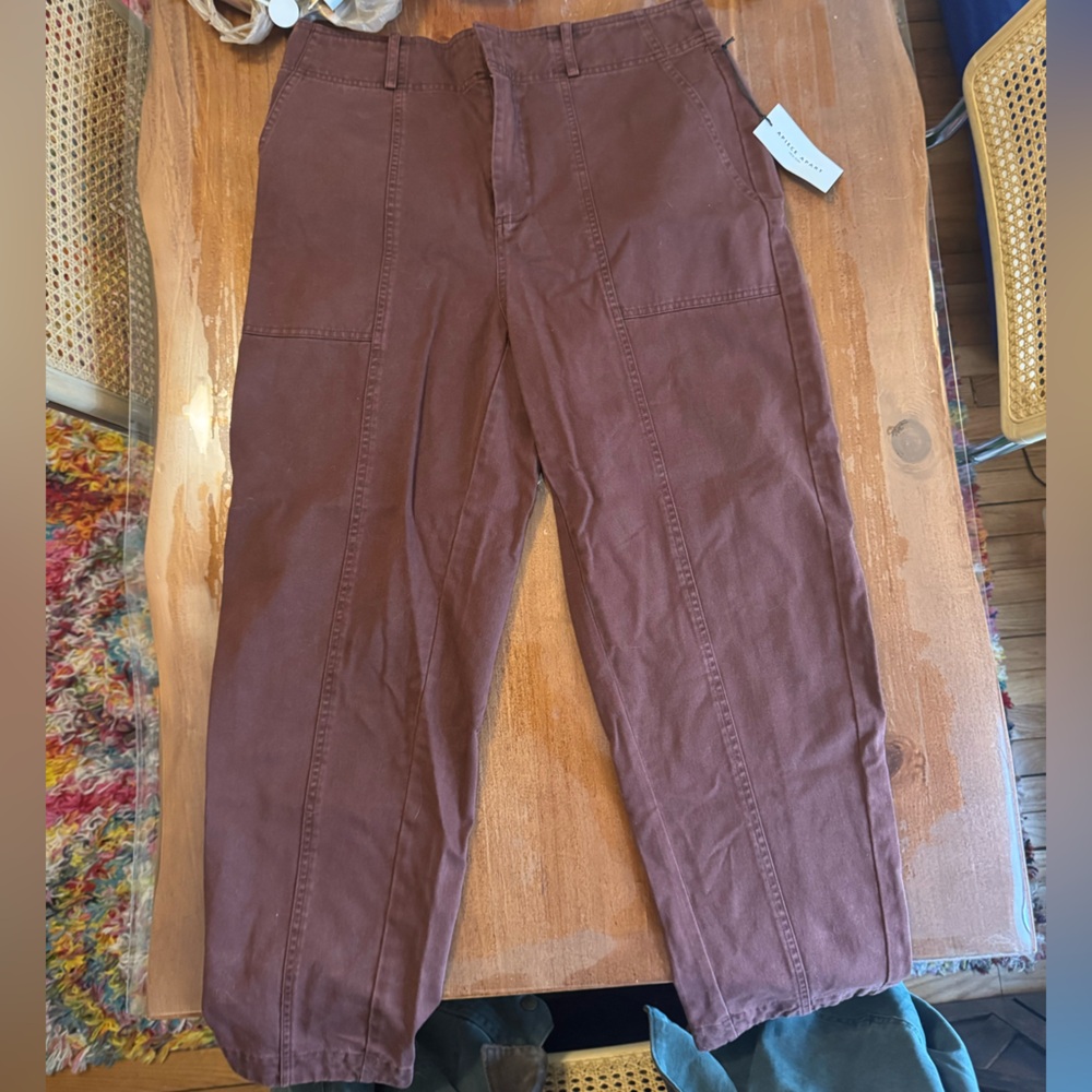 Apiece Apart Andra Pants in Rich Brown